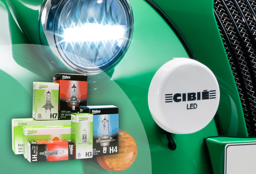 Valeo Headlight Bulbs & CIBIE Spotlights