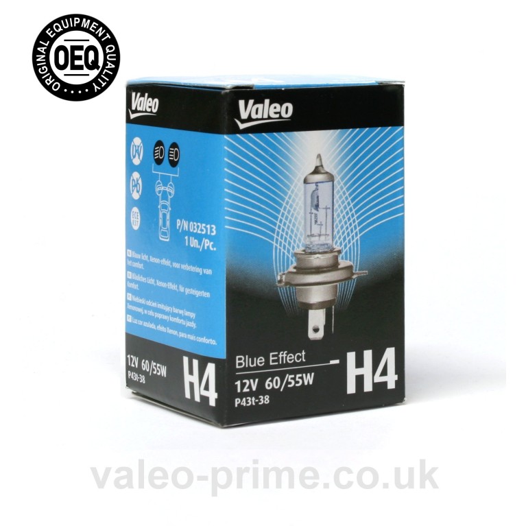 Valeo H4 Bulb Blue Effect P/N 32513